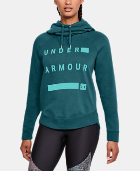 Women's UA Favorite Fleece Pullover Graphic Hoodie 4 Colors $50