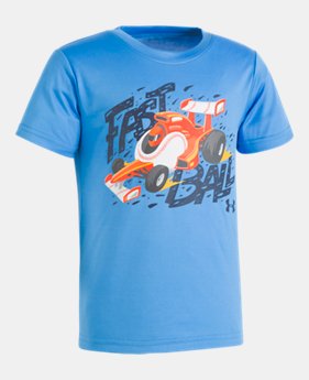 New Arrival Boys' Pre-School UA Fast Ball Short Sleeve Shirt 1 Color $17.99