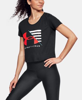 Women's UA Run Vanguard Boxy T-Shirt 2 Colors Available $35