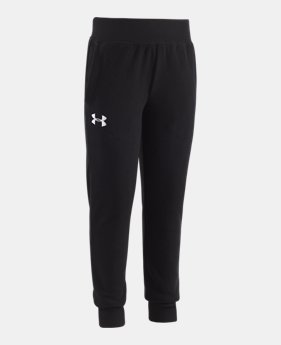 New Arrival Girls Pre-School UA Hundo Joggers 1 Color $34.99