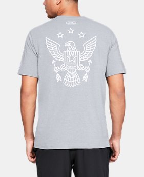 New Arrival Men's UA Freedom Eagle Arrows T-Shirt 1 Color Available $25