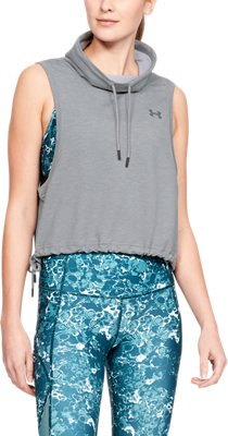 under armour featherweight fleece crop