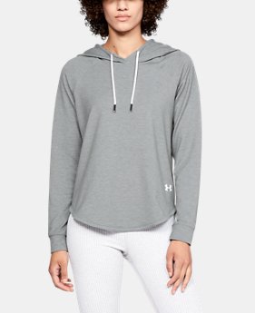 Women's UA Featherweight Fleece Oversize Hoodie 1 Color Available $60