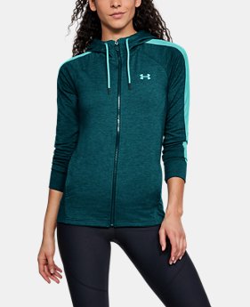 Women's UA Featherweight Fleece Full Zip Hoodie 3 Colors $70