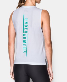 Women's UA Skinny Branded Muscle T 1 Color $12.74