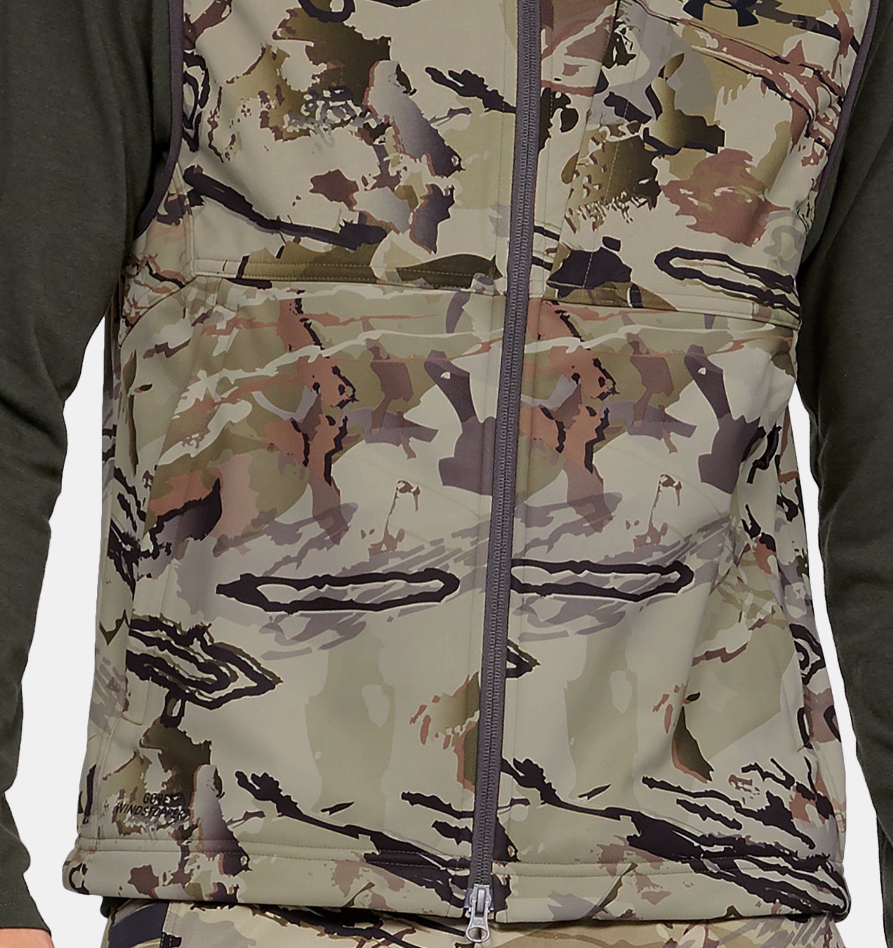 laag Gevlekt hout Men's Ridge Reaper® Infil Ops WINDSTOPPER® Vest | Under Armour