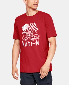 New Arrival Men's UA Freedom Cannon T-Shirt 1 Color Available $24.99 to $25
