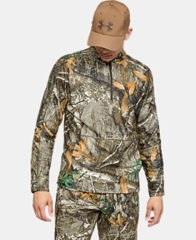 New Arrival Men's UA Zephyr Fleece Camo ¼ Zip 3 Colors Available $90