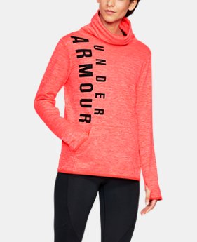 New Arrival Women's Armour® Fleece Graphic Twist Pullover 1 Color $54.99