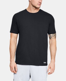 New Arrival Men's UA Tac Charged Cotton® T-Shirt 1 Color Available $25