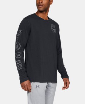 New Arrival Men's UA Tac Graphic 2 Long Sleeve Shirt 1 Color Available $35