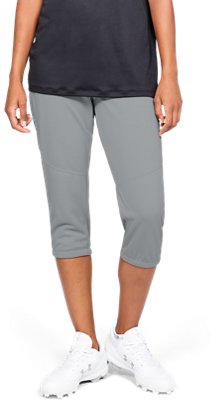 under armour grey softball pants