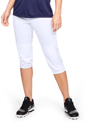 womens white under armour softball pants