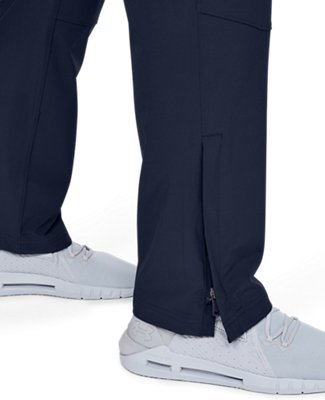 navy warm up pants