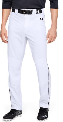 under armour men's white baseball pants