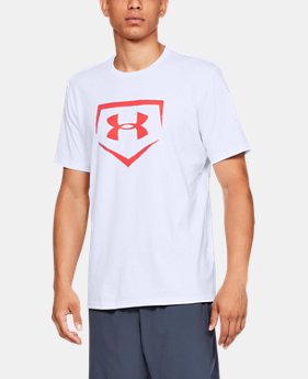 New Arrival Men's UA Plate Icon Short Sleeve Shirt 1 Color Available $25