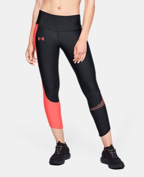 New Arrival Women's UA Armour Fly Fast Graphic Crop FREE U.S. SHIPPING 2 Colors Available $60