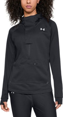 Women's ColdGear&reg; Reactor Run Anorak, Black, pdpMainDesktop image number 0