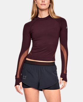 New Arrival Women's UA Perpetual Long Sleeve Mock 2 Colors Available $110