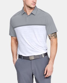 Men's UA Microthread Calibrate Polo 5 Colors Available $75