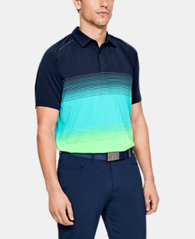 New Arrival Men's UA Microthread Gradient Polo 1 Color Available $80