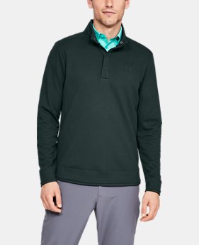 New Arrival Men's UA Storm SweaterFleece Snap Mock 7 Colors Available $90