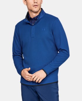 New Arrival Men's UA Storm SweaterFleece Snap Mock 3 Colors Available $90