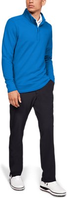 ua storm sweaterfleece snap mock