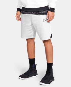 New Arrival Men's UA Baseline Fleece Shorts $45