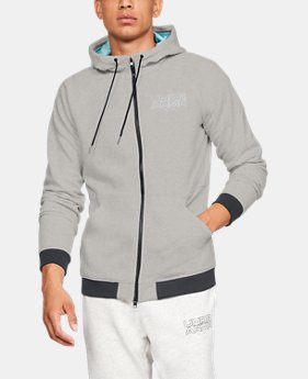 Men's UA Baseline Fleece Full Zip Hoodie 2 Colors Available $70