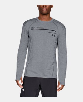 Men's UA Microthread Graphic Long Sleeve $40