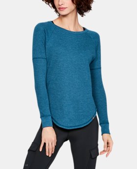 New Arrival Women's UA Waffle Crew 3 Colors Available $40