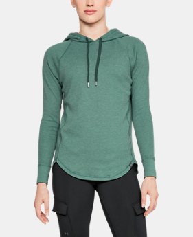Women's UA Waffle Hoodie 4 Colors Available $60