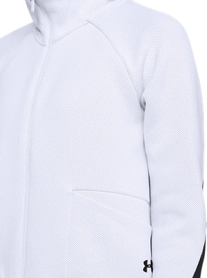 under armour white zip up hoodie