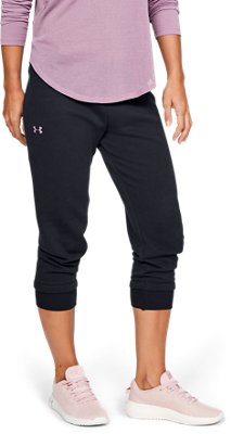 under armour women's rival fleece crop pants