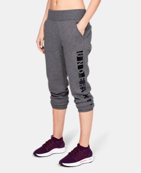 Women's UA Rival Fleece Pants 6 Colors Available $39.99 to $45