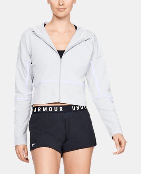 New Arrival Women's UA Lighter Longer Full Zip Hoodie 1 Color Available $55