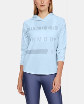 Women's UA Pindot Hoodie-Graphic 1 Color Available $55