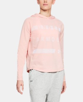 New to Outlet Women's UA Pindot Hoodie-Graphic 1 Color Available $33.75