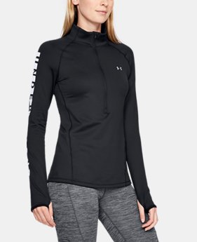 Women's ColdGear® Armour Graphic ½ Zip 2 Colors Available $65