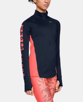 New Arrival Women's ColdGear® Armour Graphic ½ Zip 1 Color Available $65