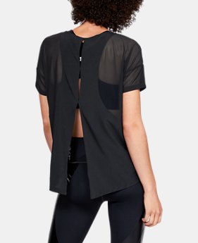 New Arrival Women's UA Perpetual Woven Short Sleeve FREE U.S. SHIPPING 2 Colors Available $65