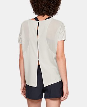 New Arrival Women's UA Perpetual Woven Short Sleeve 3 Colors Available $80