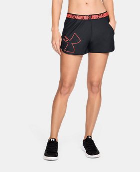 Women's UA Play Up 2.0 Graphic Shorts 1 Color Available $25