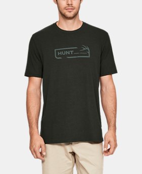 New Arrival Men's UA Hunt Logo T-Shirt FREE U.S. SHIPPING 1 Color Available $25