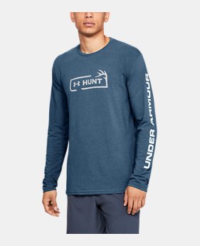 Men's UA HUNT Logo Long Sleeve 3 Colors Available $35
