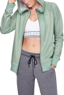 under armour hoodie green women