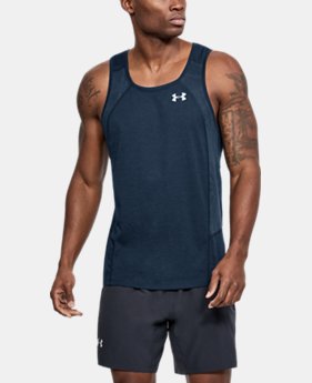 Men's UA Microthread Swyft Singlet FREE U.S. SHIPPING 1 Color Available $40