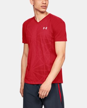 Men's UA Swyft V-Neck T-Shirt 1 Color Available $33.75 to $33.99