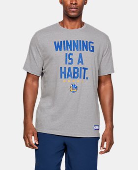 New Arrival Men's NBA Combine Authentic UA Winning Is A Habit T-Shirt 2 Colors Available $30
